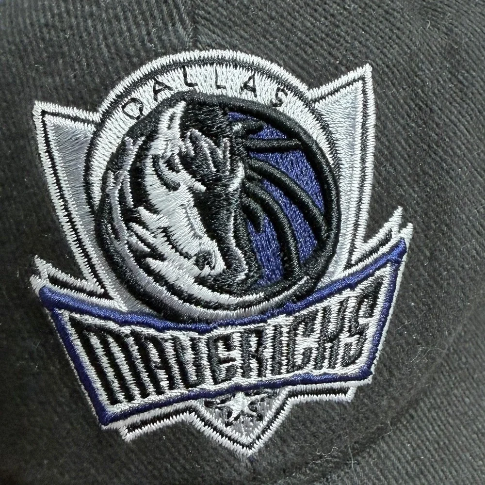 Dallas Mavericks NBA Hat Black Blue Snapback Adjustable Cap‎ Twins Enterprise